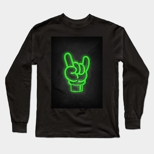 Rock On Long Sleeve T-Shirt by Durro